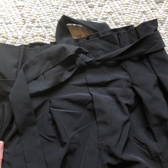 Black wide leg crop pants - Picture 5 of 6